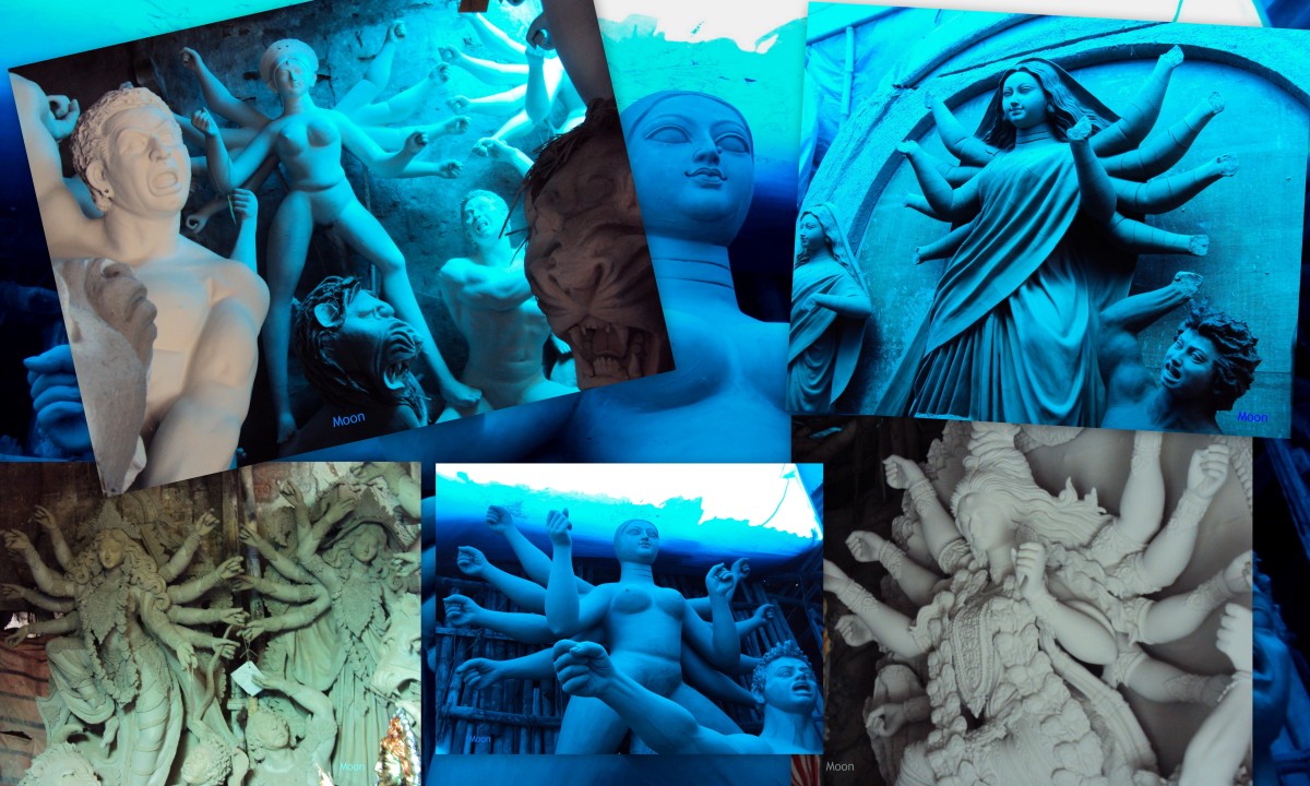 idols of goddess Durga
