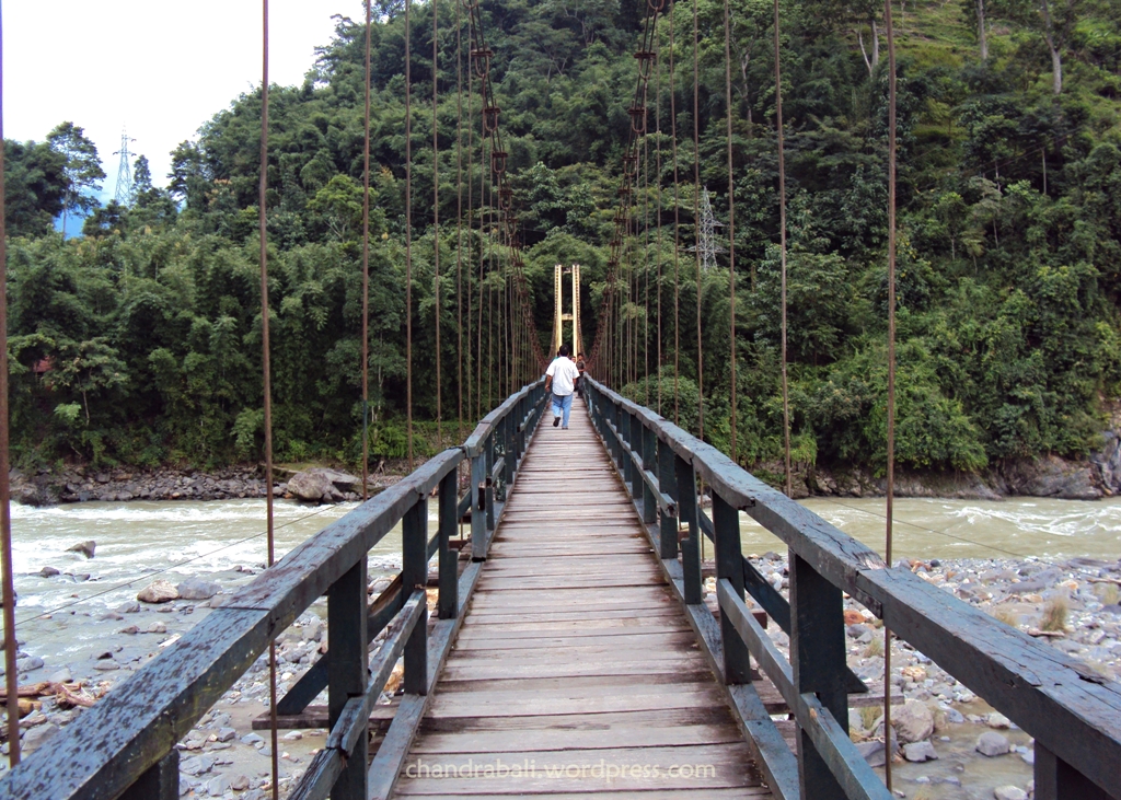 The bridge on River Ringit, Namchi, Sikkim