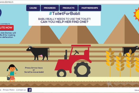 #ToiletforBabli - Make India open defecation free