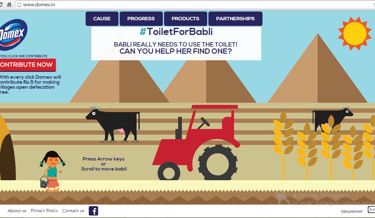 #ToiletforBabli - Make India open defecation free