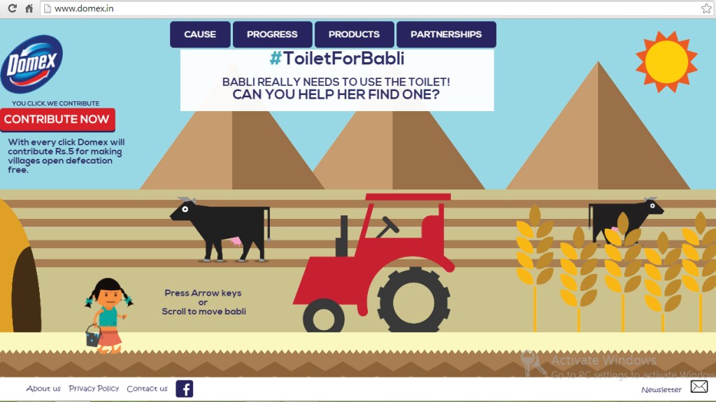 #ToiletforBabli - Make India open defecation free