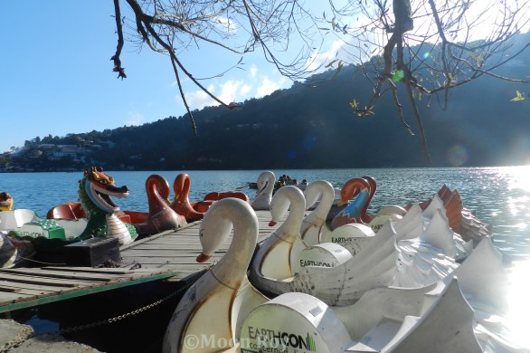 The boat pier at Naini Lake, Nainital