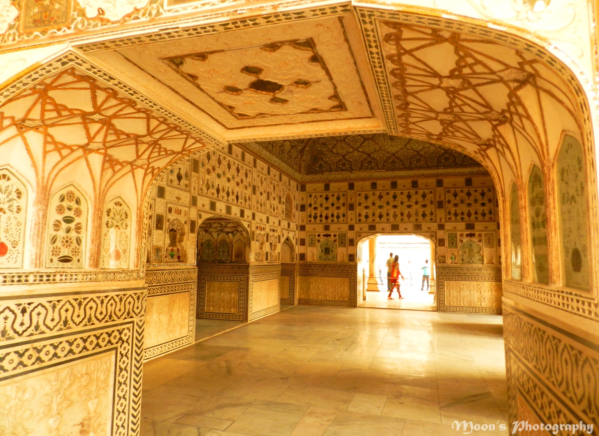 sheesh mahal, mirror palace, amer palace, jaipur