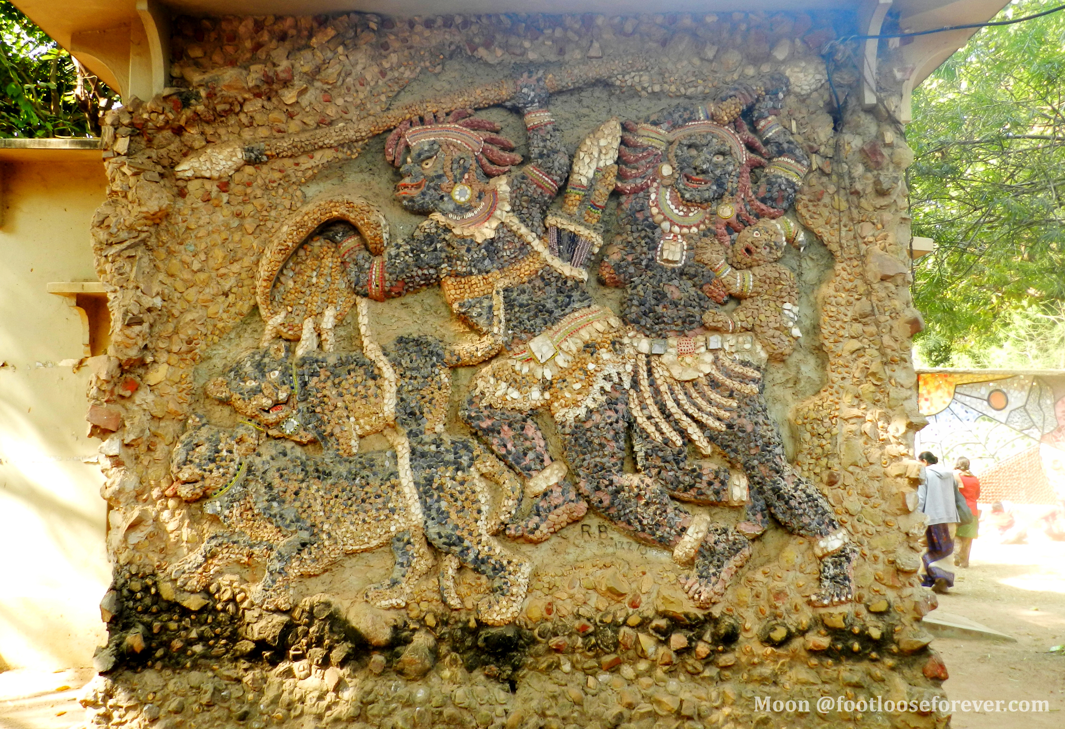 mural by ram kinkar baij, visva bharati, kala bhavan, shantiniketan, 