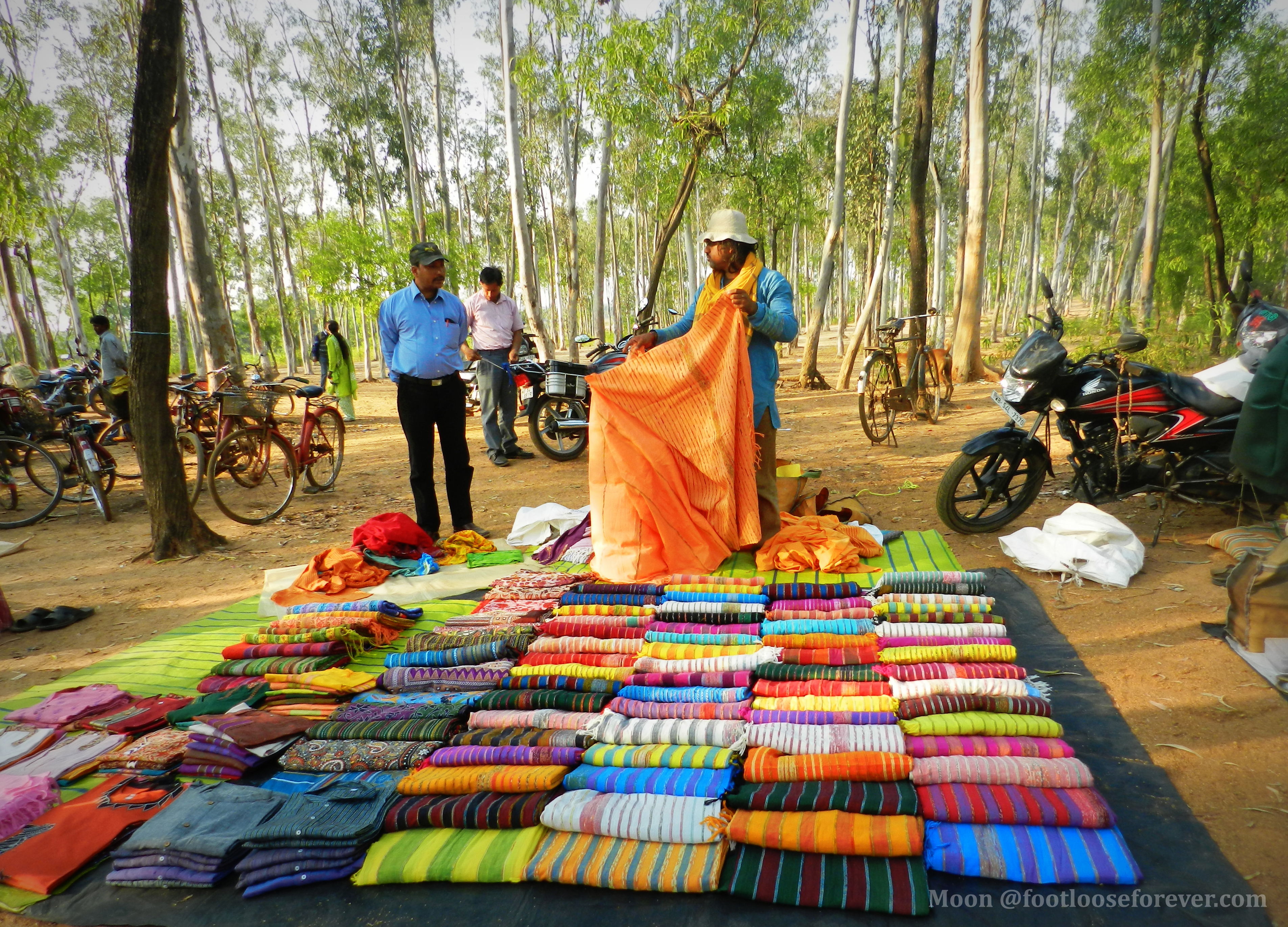 shanibarer haat,  khoai, sonajhuri, shantiniketan