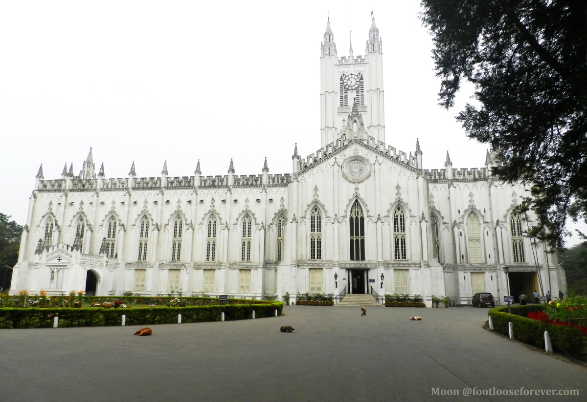 St paul's cathedral kolkata, church, sightseeing, Kolkata walking tour
