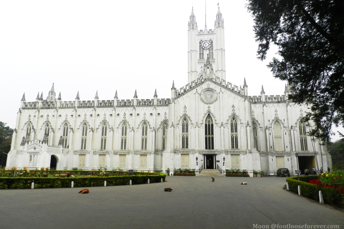 St paul's cathedral kolkata, church, sightseeing, Kolkata walking tour
