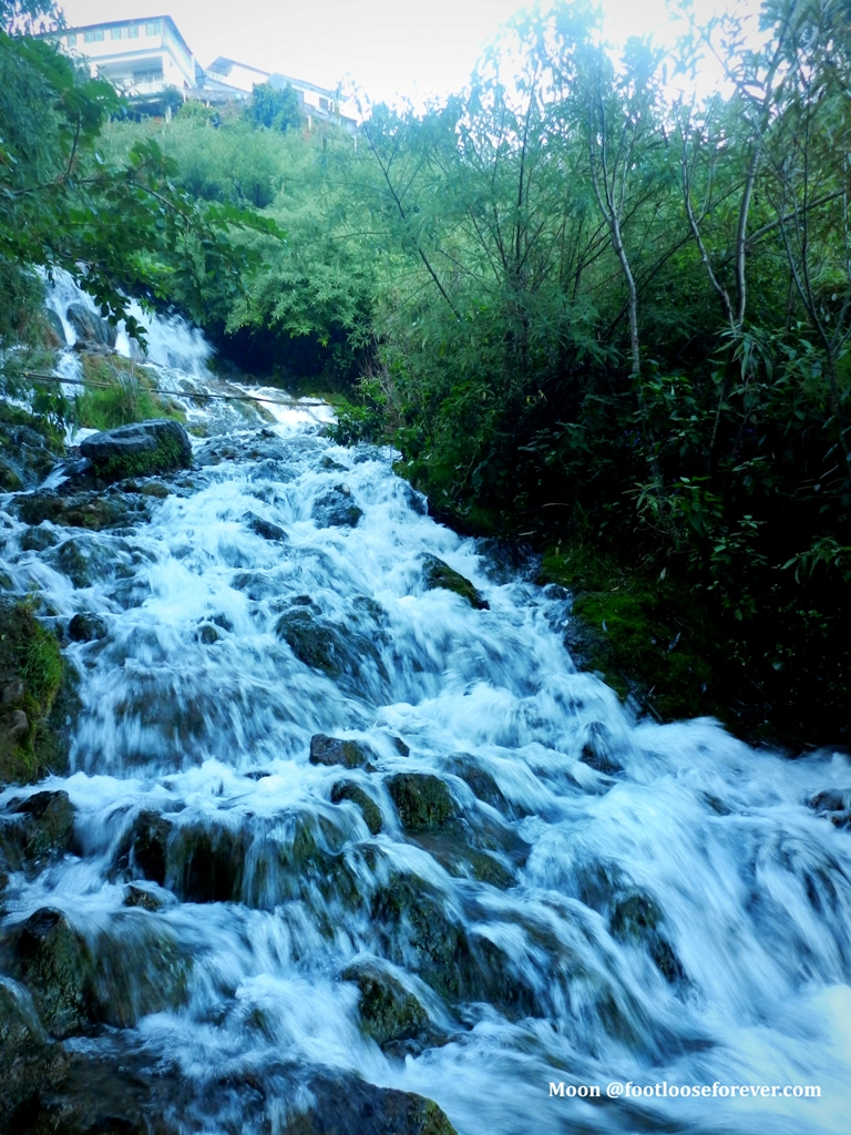 waterfall, nainital, streams