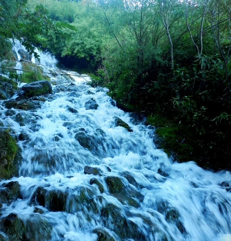 waterfall, nainital, streams