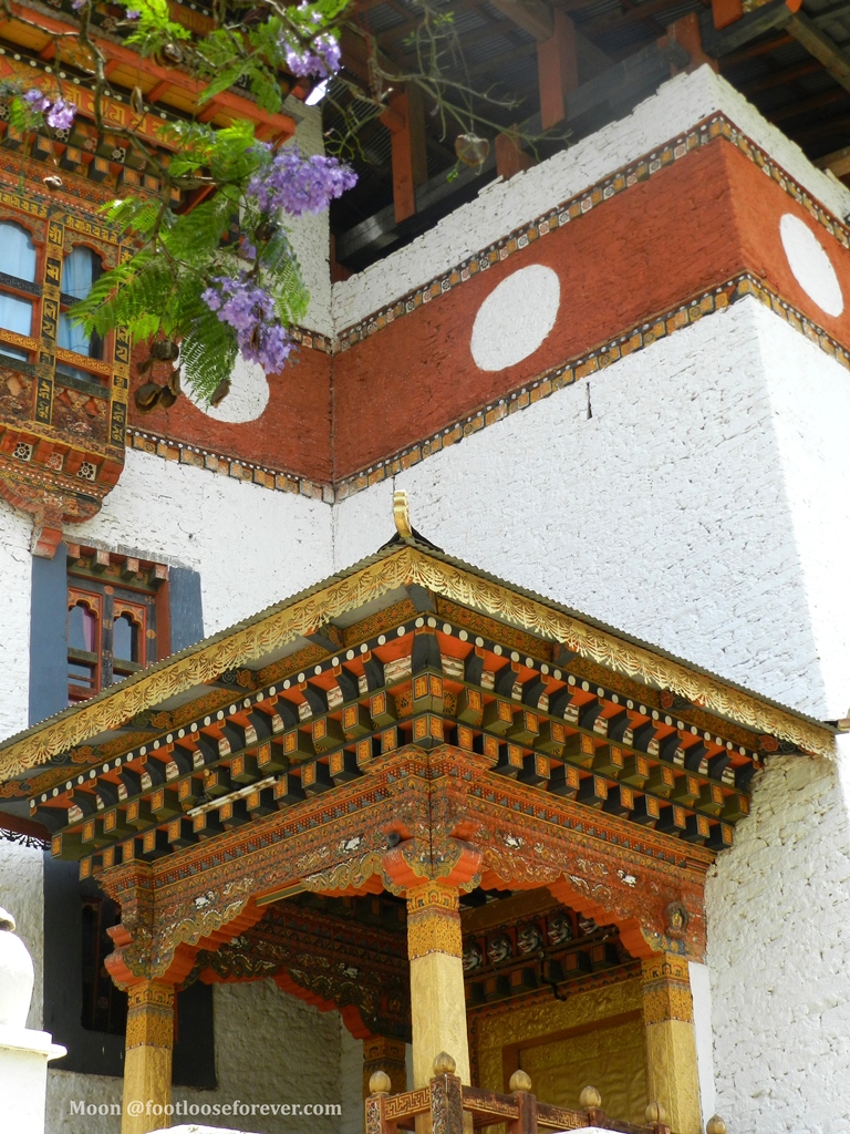 punakha, monastery, bhutan, Tibetan architecture