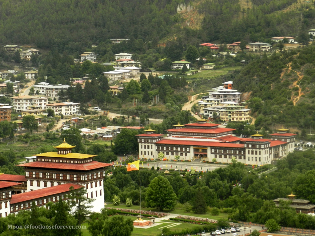 Bhutan parliament, tashichho dzong, thimphu