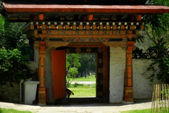 door, doorway, monastery, Punakha, Bhutan