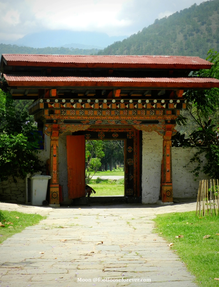 door, doorway, monastery, Punakha, Bhutan