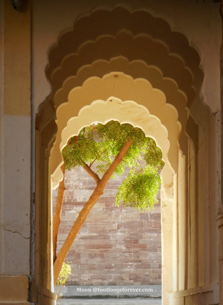 Doorway, arches, Rajasthan, Mehrangarh fort, Jodhpur