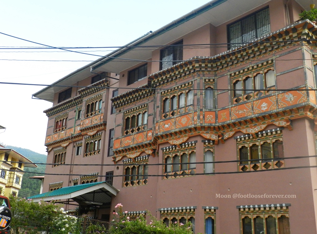 traditional house in thimphu, bhutan, art and architecture