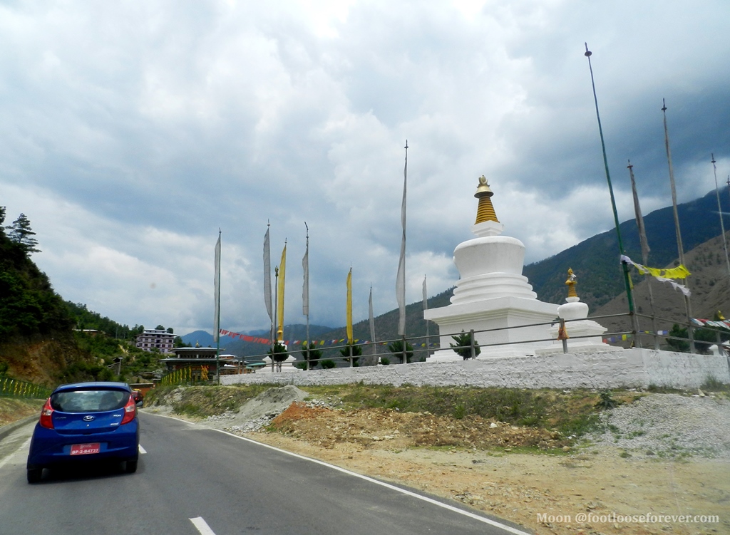 thimphu architecture, Buddhist stupa, bhutan