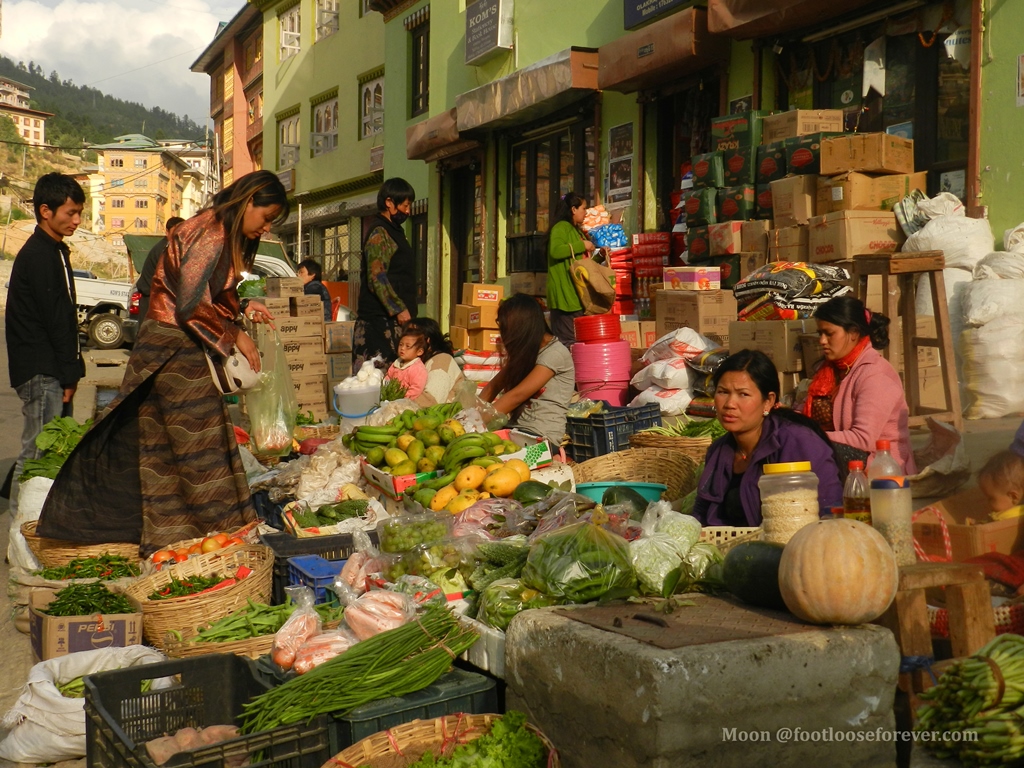vegetables, market, thimphu,bhutan