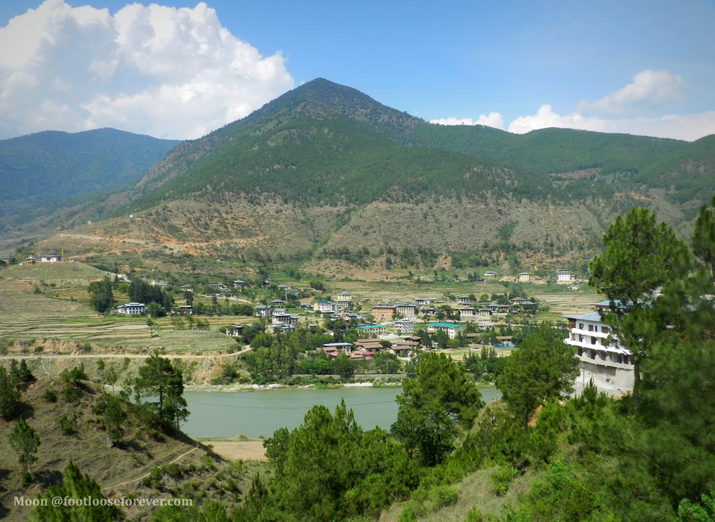 wandue, wandue phodrang town, punakha, bhutan