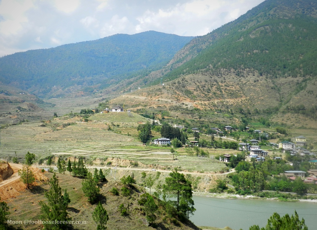 wangdue, lobesa valley, wandue phodrang, bhutan