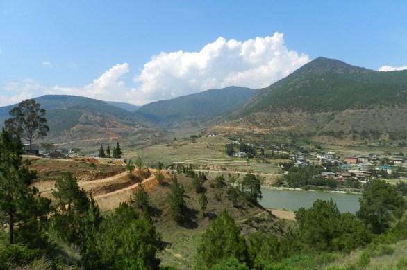 wangdue, lobesa valley, wangdue phodrang, bhutan