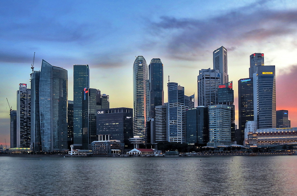 Singapore skyline, singapore