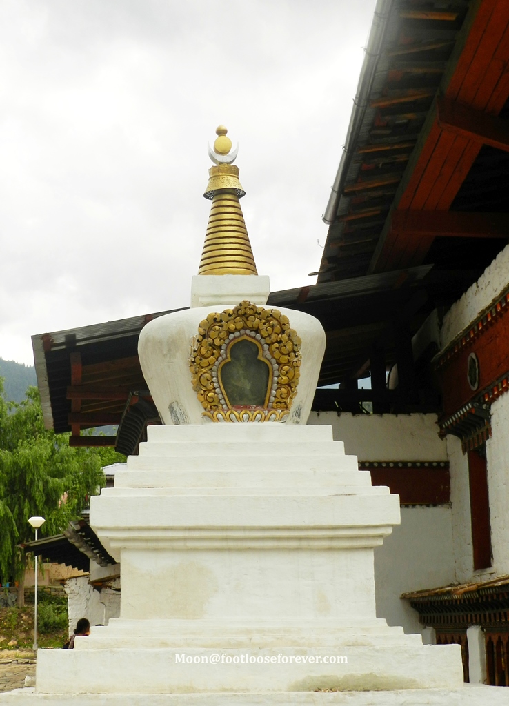 chorten, stupa, kichu monastery, paro, bhutan