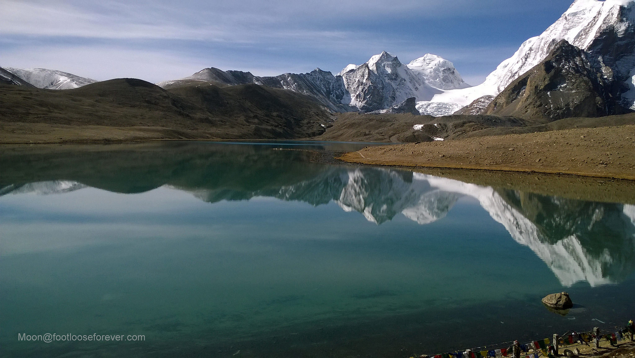 lake gurudongmar, sikkim, india