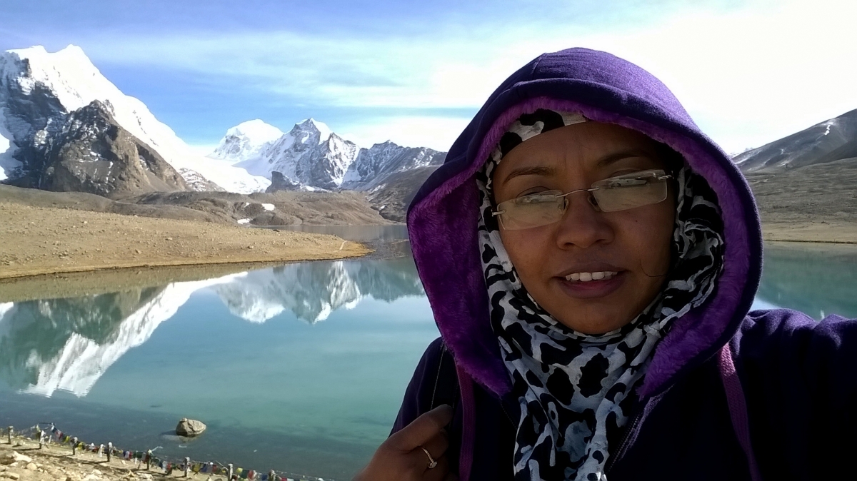 Selfie, Lumia 540, Gurudongmar, lake, north sikkim