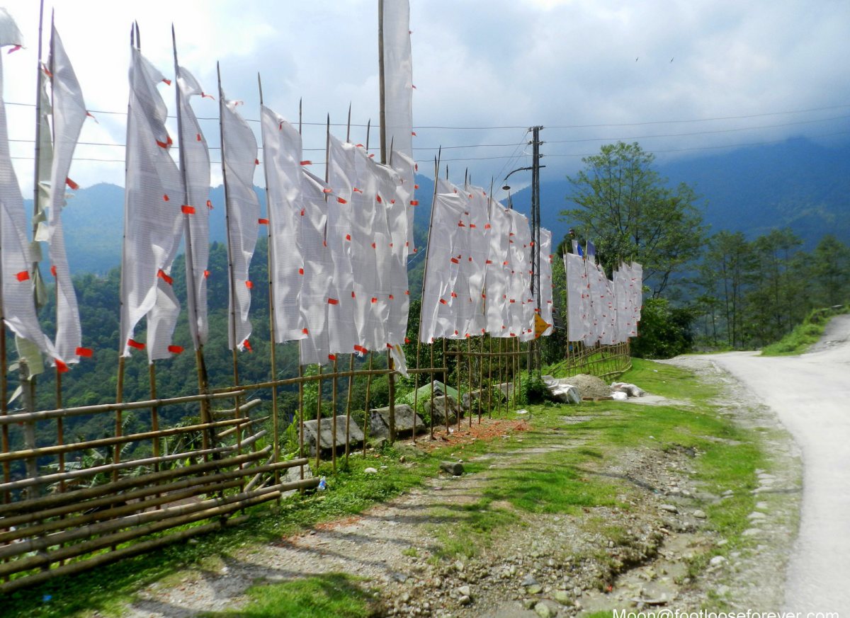 prayer flags, gangtok, lachung, sikkim
