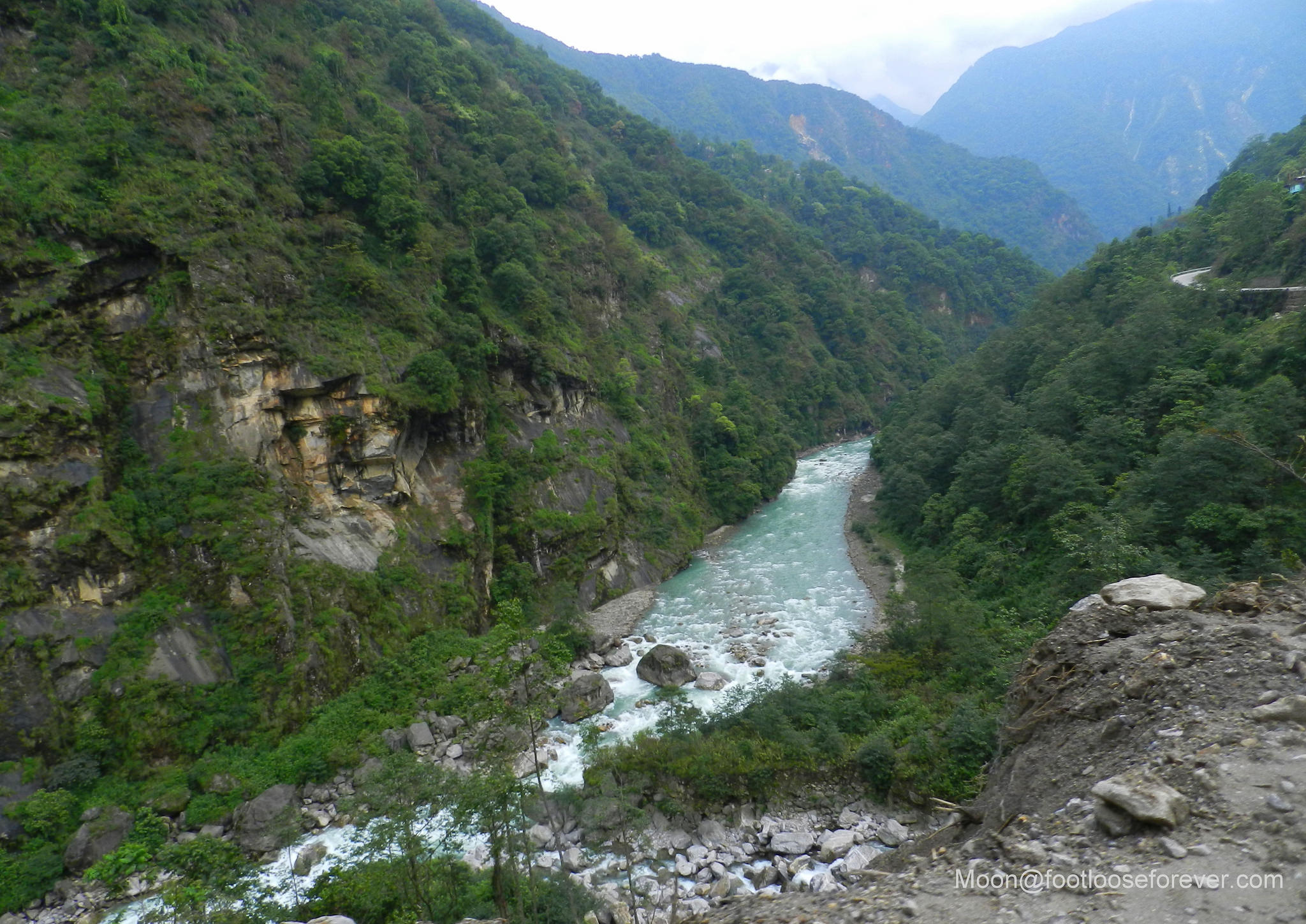 river, stream, lachen, lachung, sikkim