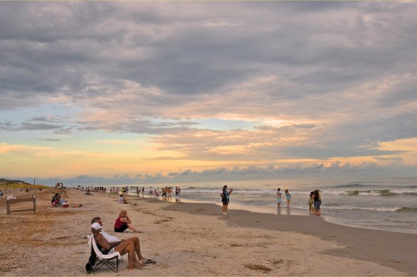 sunset, coligny beach, hilton head island, south carolina