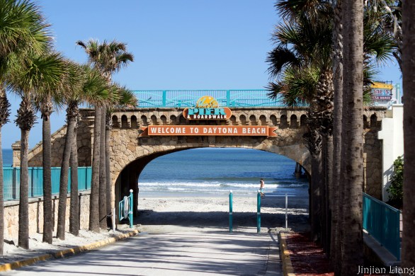 daytona beach boardwalk, florida beach vacation