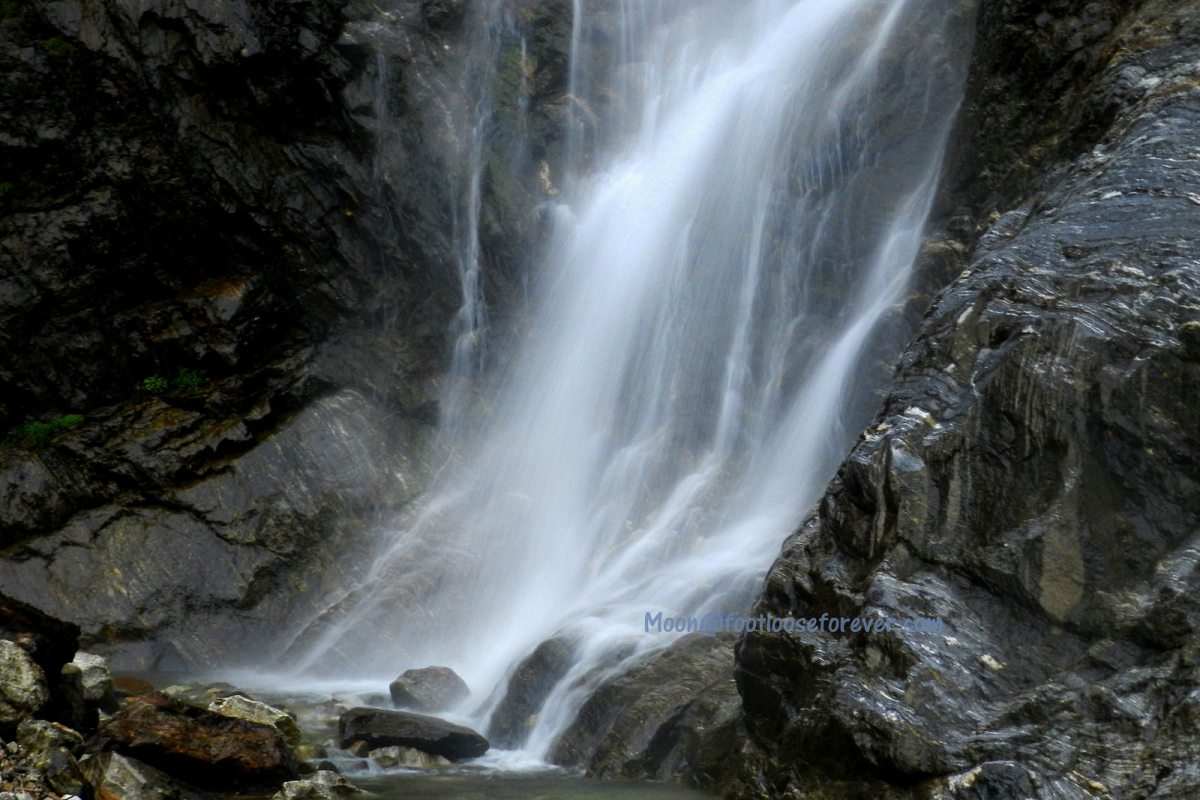 waterfalls, north sikkim, lachung, himalayas