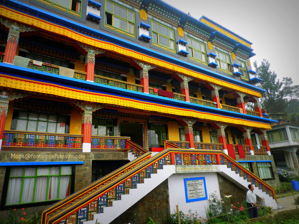 rumtek monastery, gangtok, sikkim, architecture, tibetan architecture