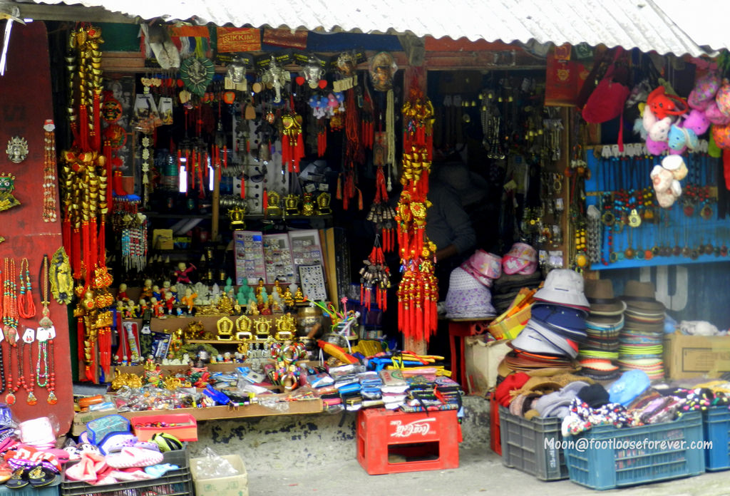 souvenir shop, rumtek monastery, gangtok, sikkim