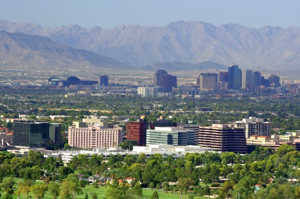 phoenix, phoenix skyline, arizona